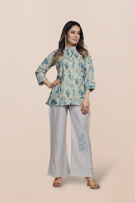 Blue Meadow Breeze Co-cord Set