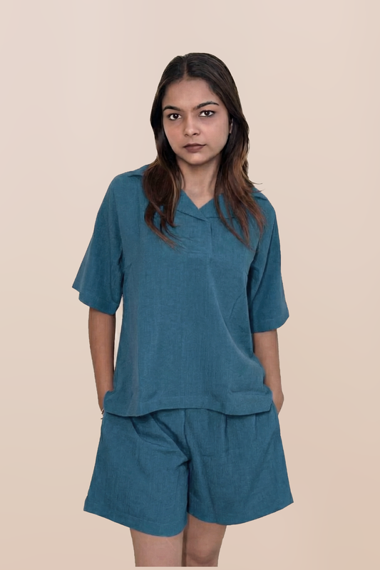 Azure Ease Co-ord Set