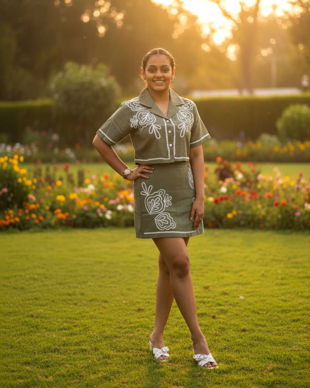 Terracotta Bloom Co-ord Set