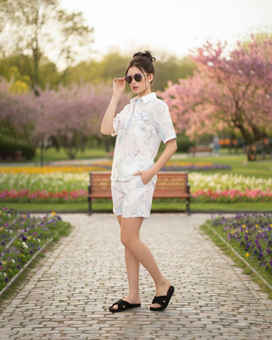 Glossy Scribbles Co-ord Set