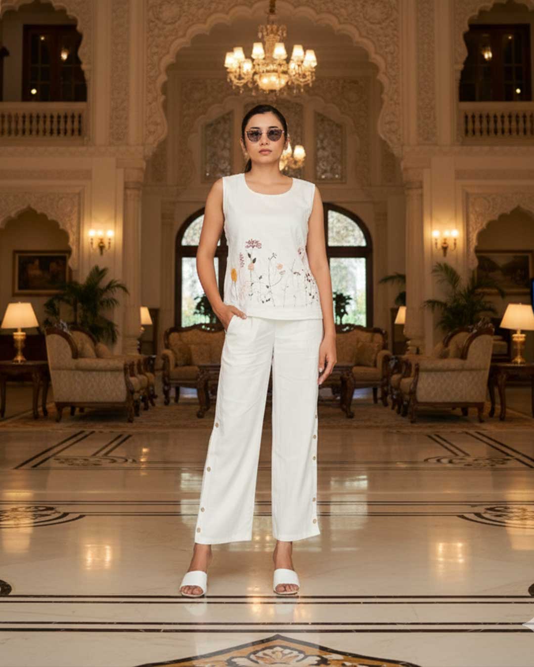 Whisper Meadow – Embroidered Co-ord Set