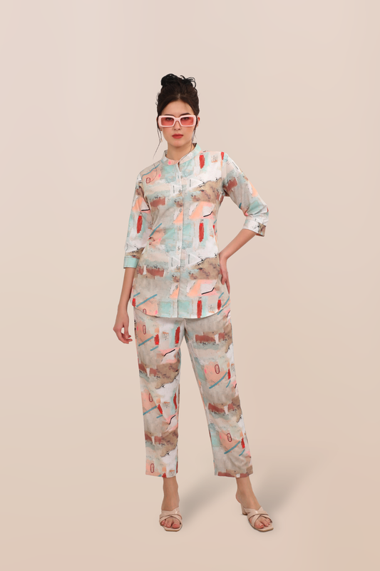 Brushstroke Pastel Co-ord Set