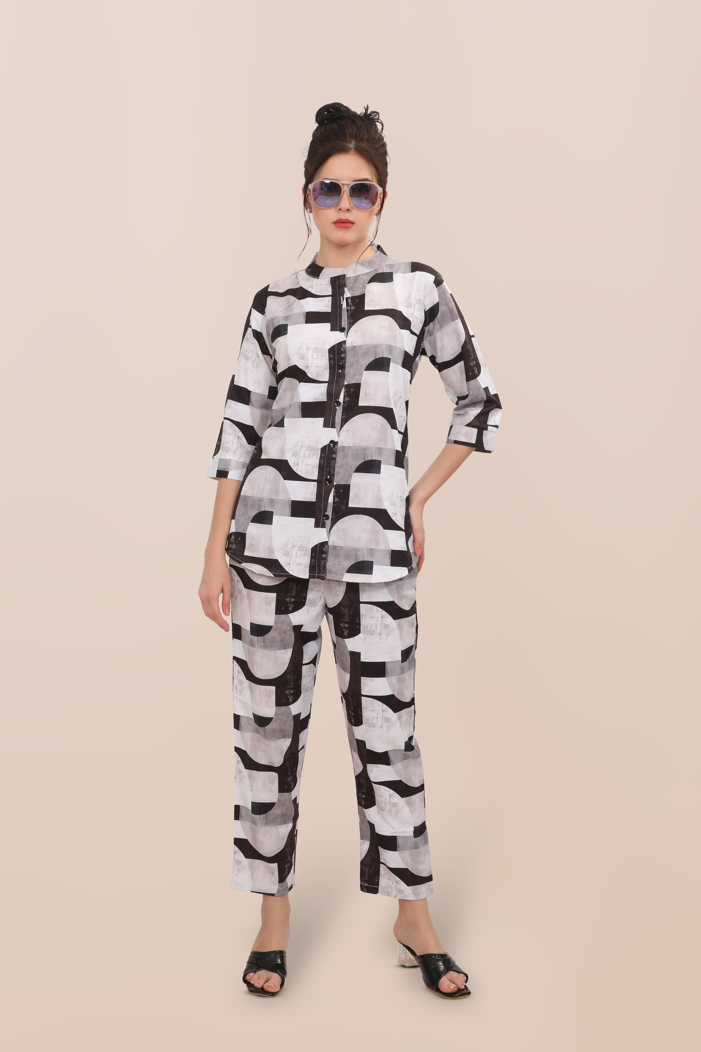Monochrome Maze Co-ord Set