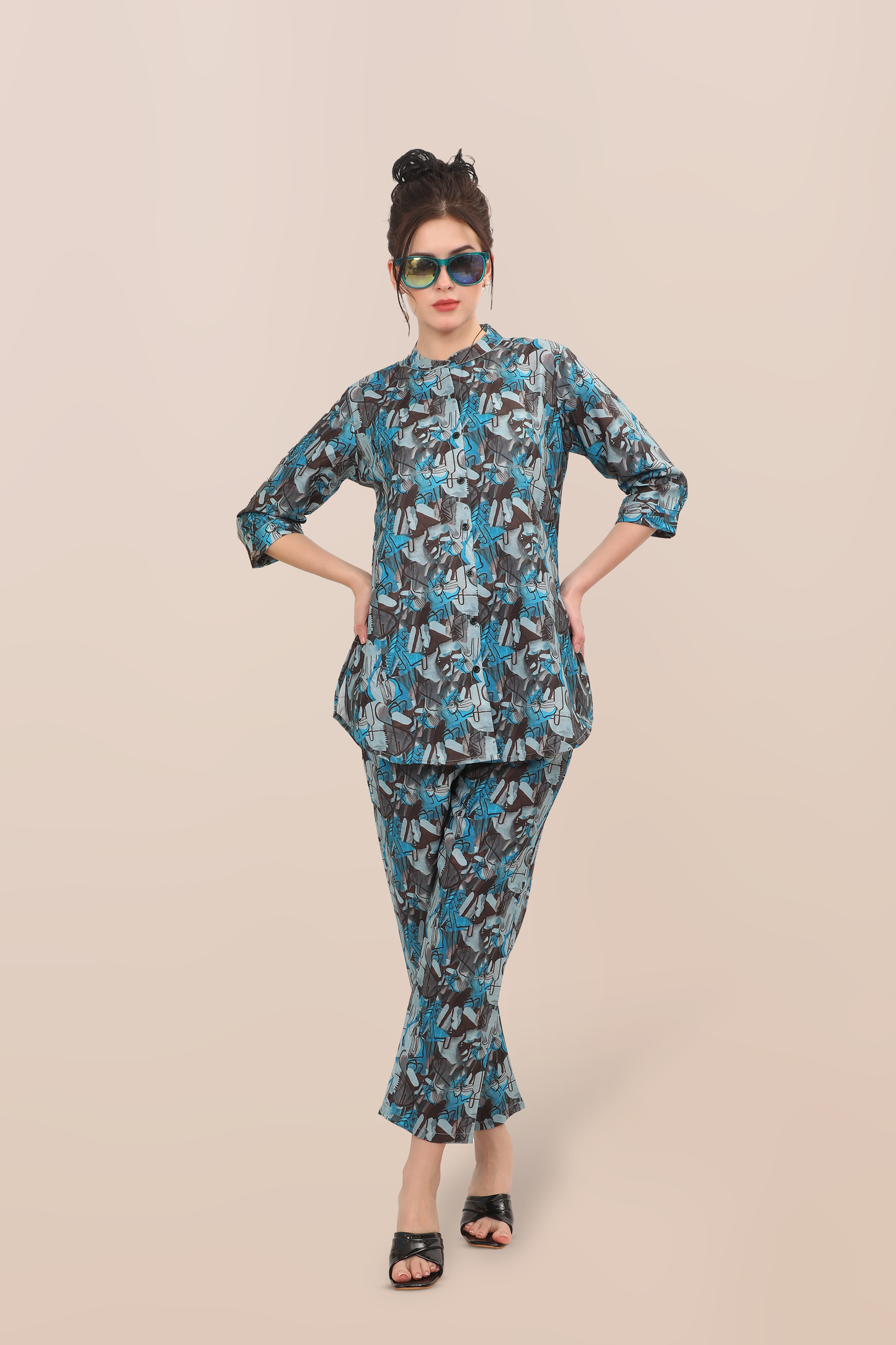 Electric Bloom Co-ord Set