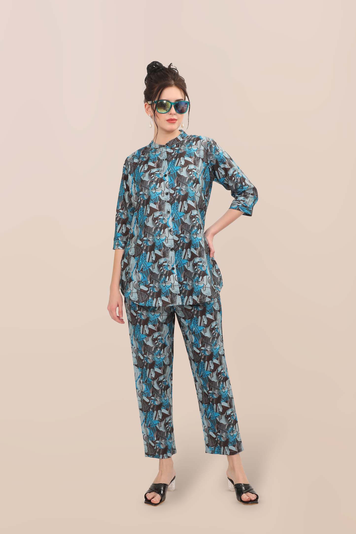 Electric Bloom Co-ord Set