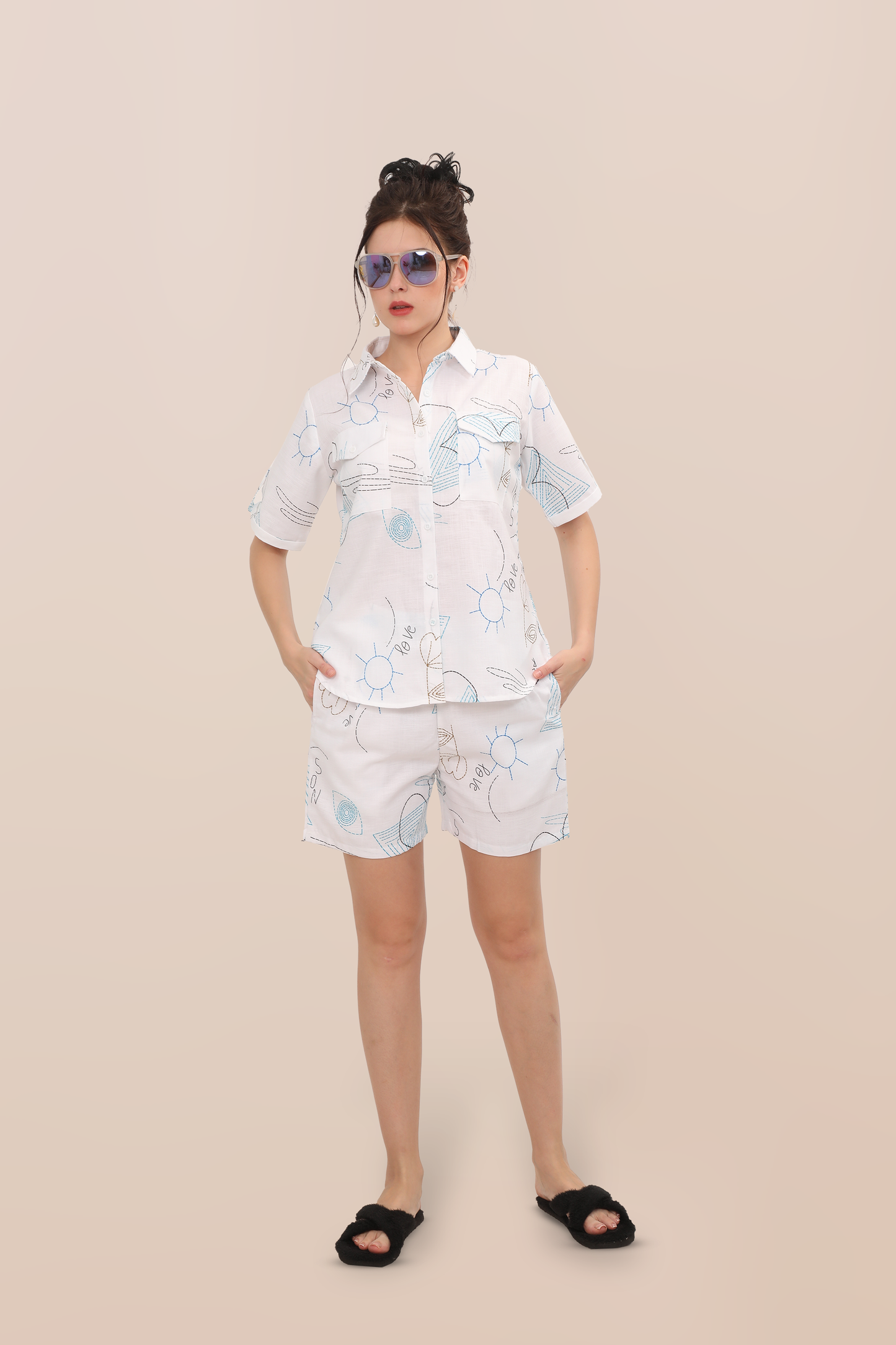 Glossy Scribbles Co-ord Set