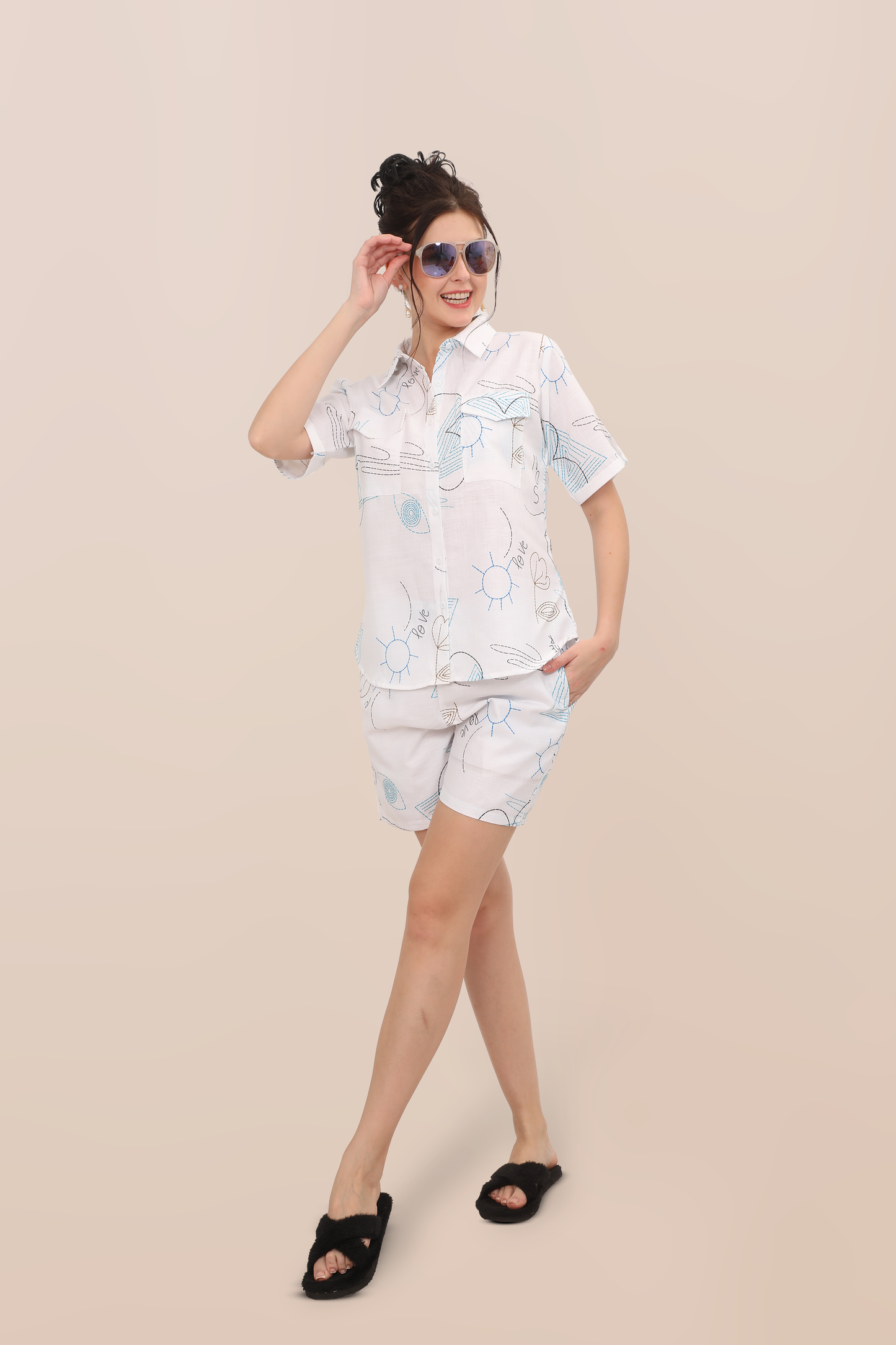 Glossy Scribbles Co-ord Set