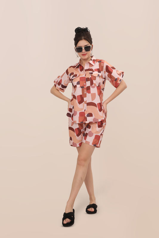Peach Pop Co-ord Set