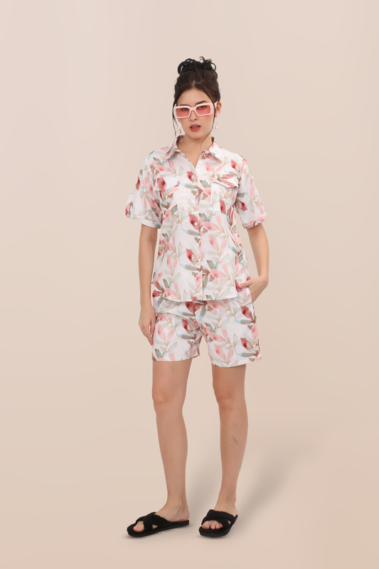 Chic Floral Lounge Set