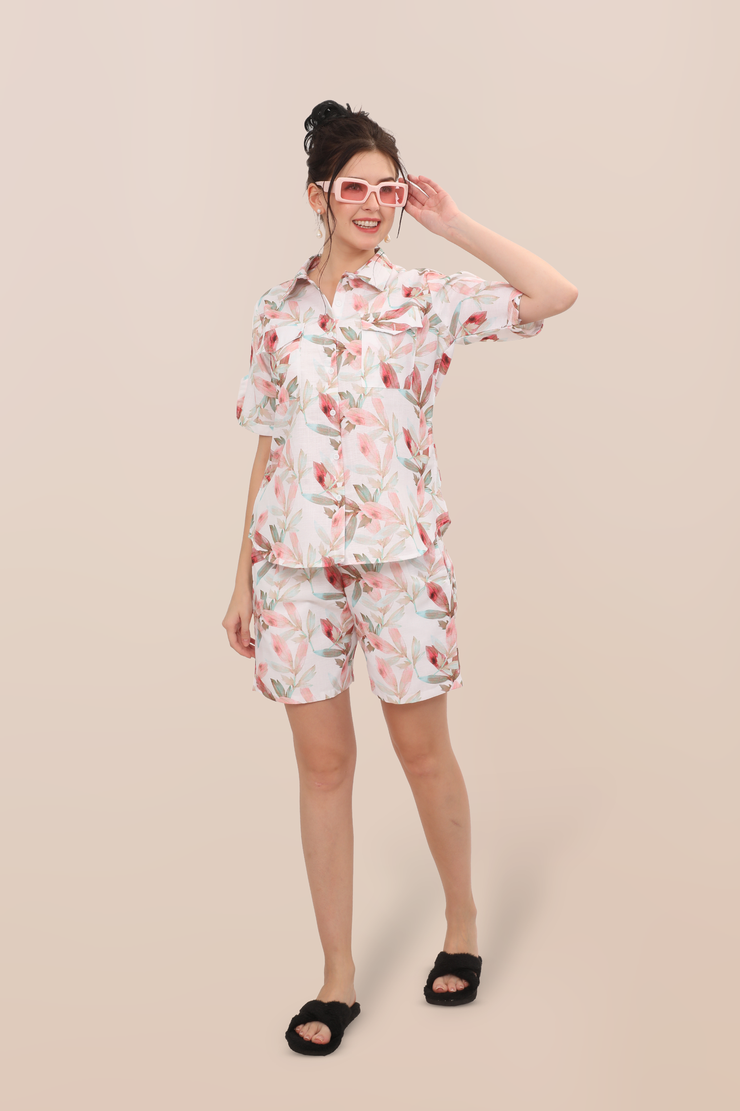 Chic Floral Lounge Set