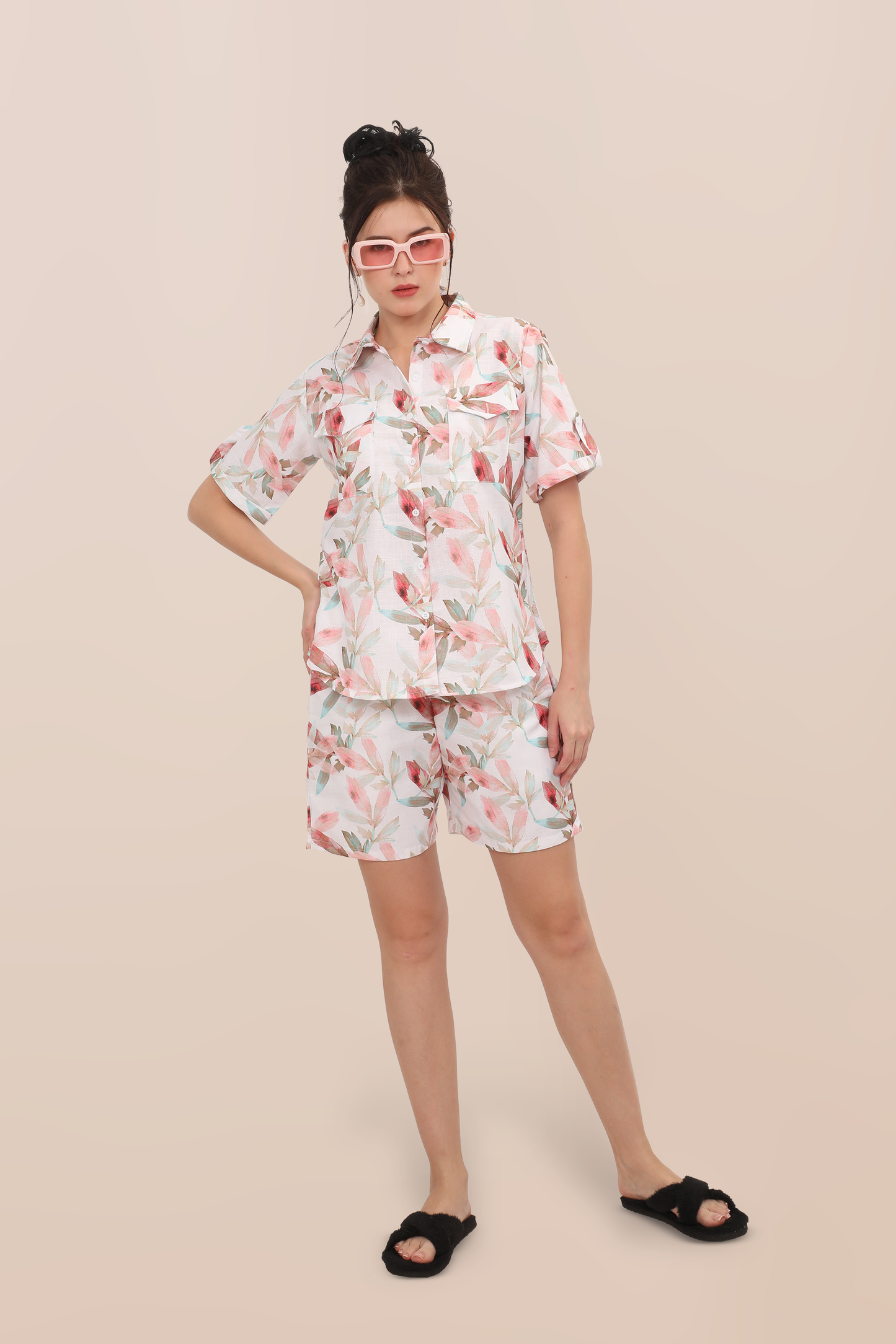 Chic Floral Lounge Set