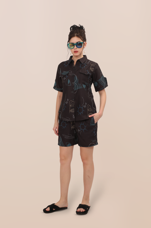 Sunlit Scribbles Co-ord Set