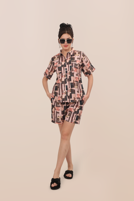 Modern Geometric Lounge Set