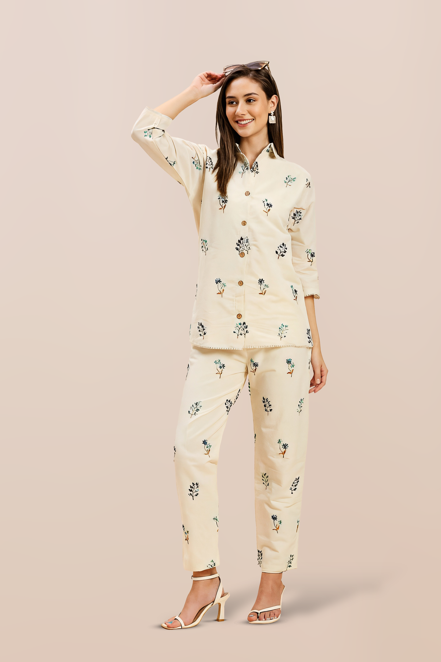 Halo Surface Embroidered Co-ord Set