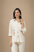 Precision Edge Embroidered Top