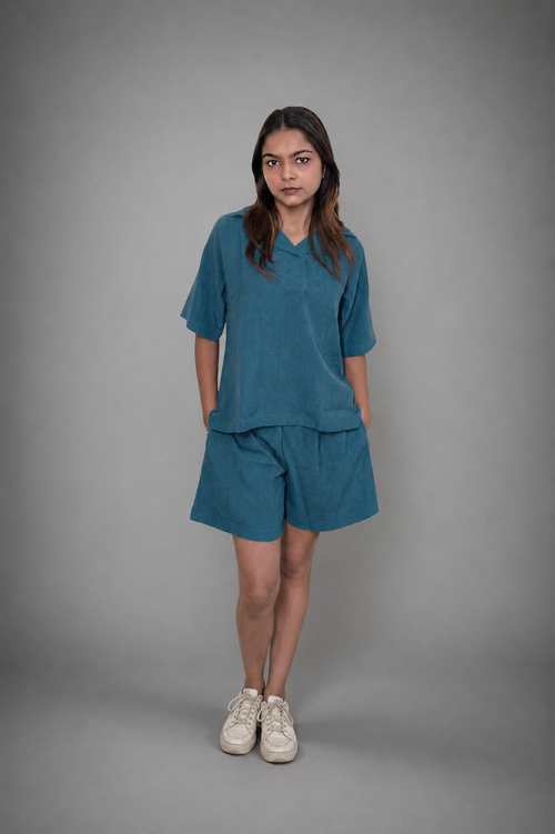 Azure Ease Co-ord Set