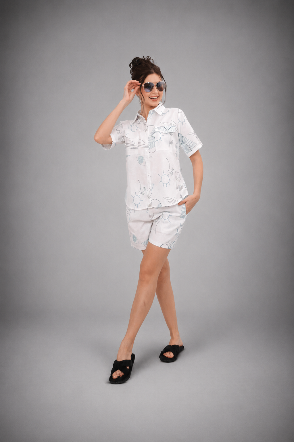 Glossy Scribbles Co-ord Set