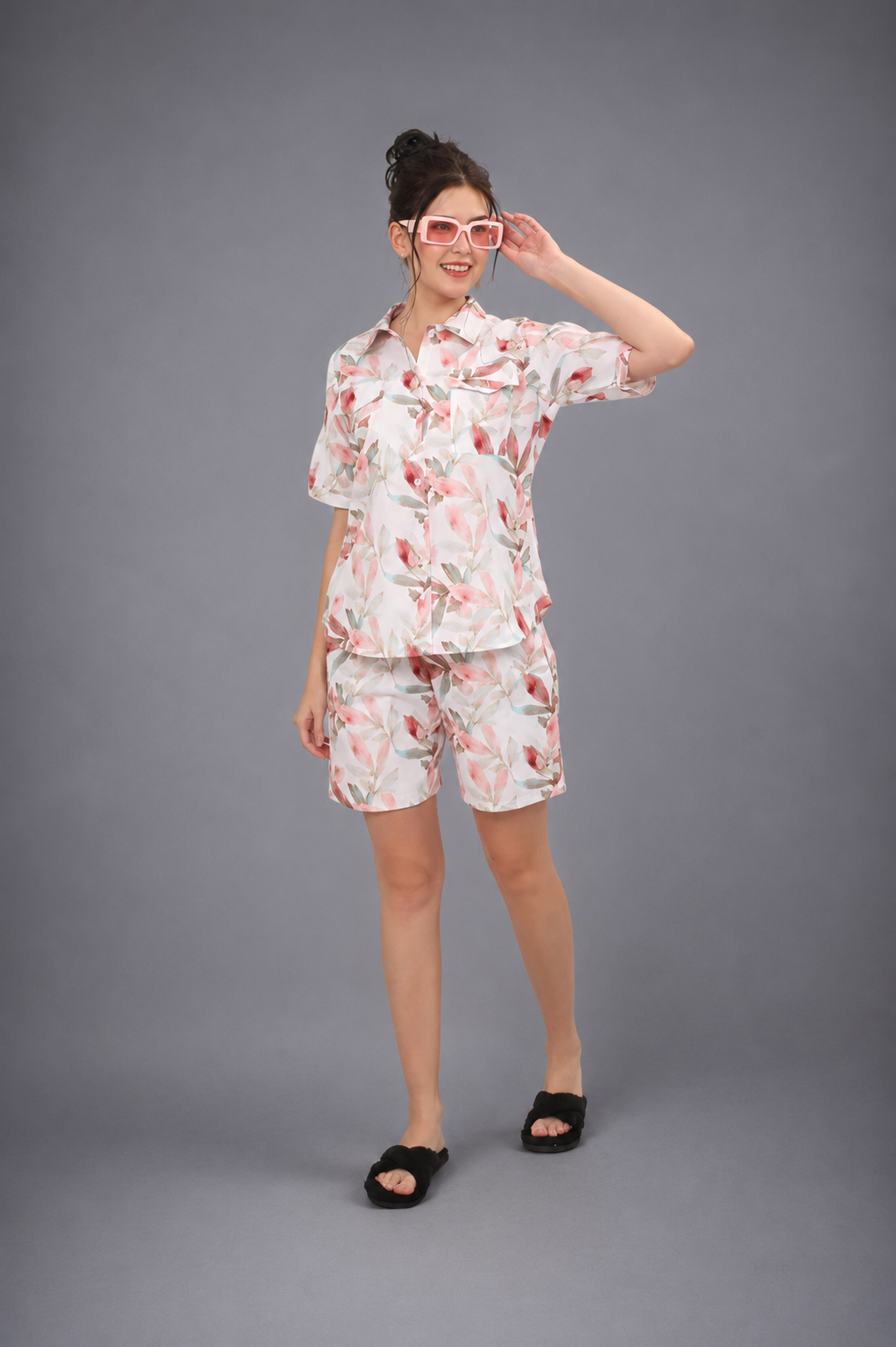 Chic Floral Lounge Set