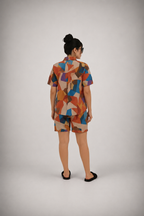 Modern Geometric Lounge Co-ord Set