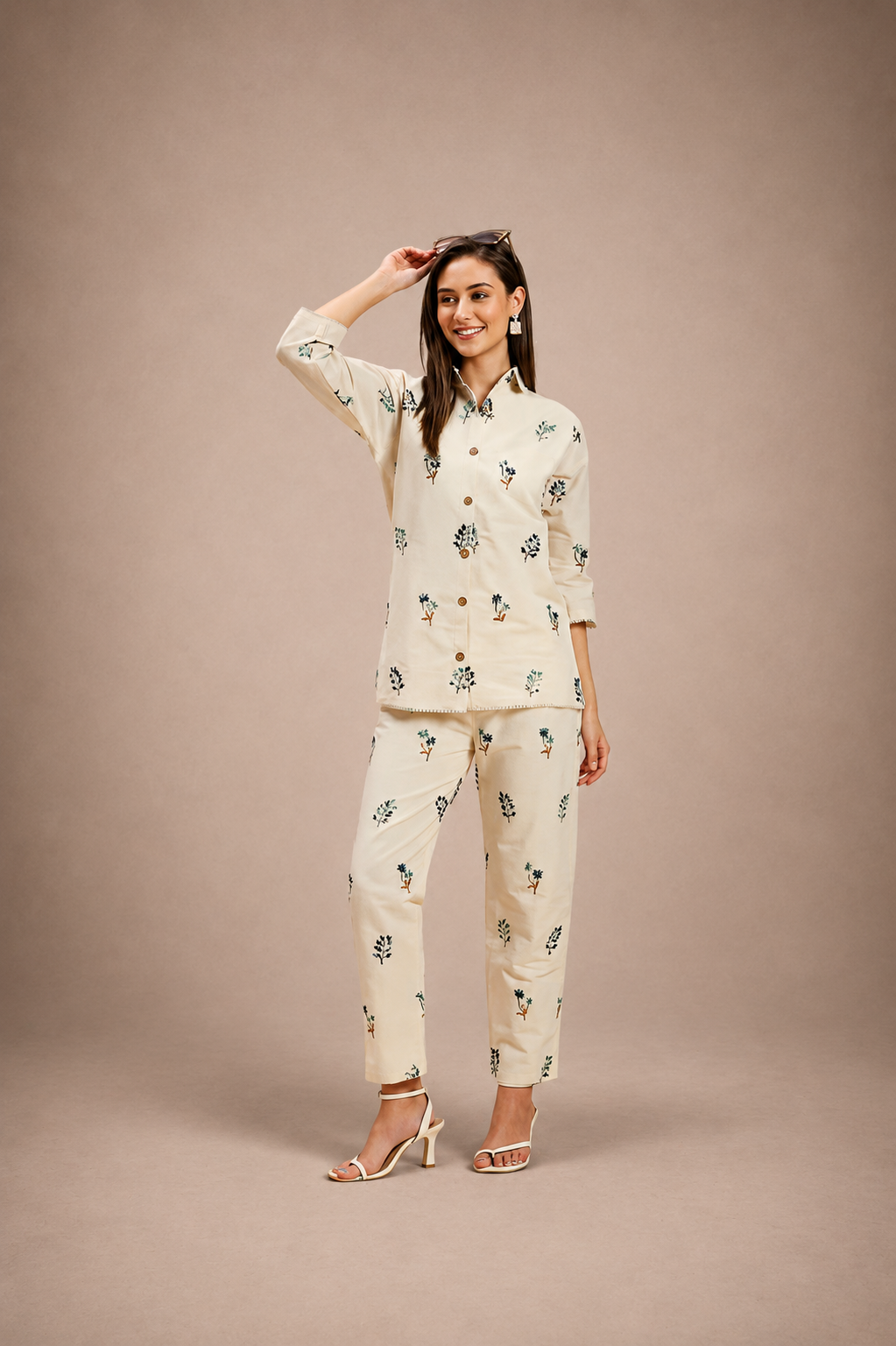 Halo Surface Embroidered Co-ord Set