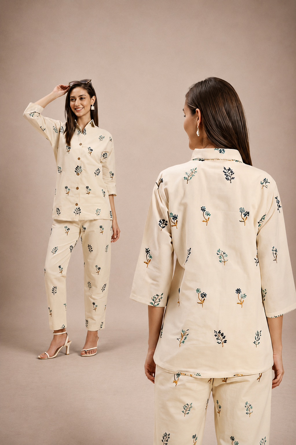 Halo Surface Embroidered Co-ord Set