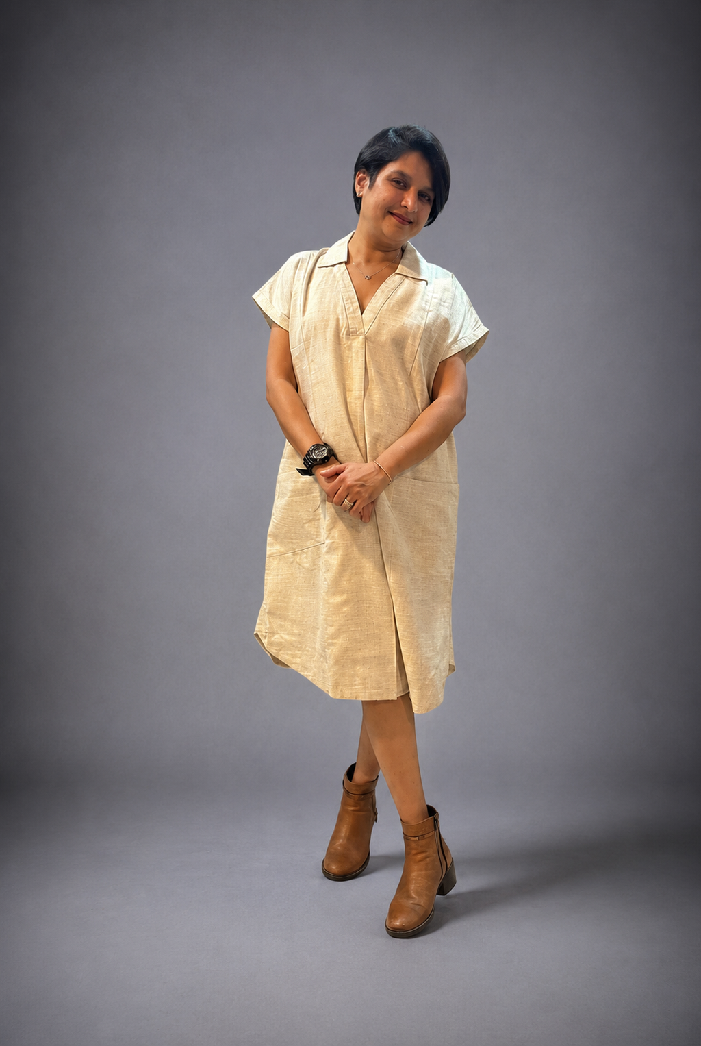 Breeze Pocket Linen Dress