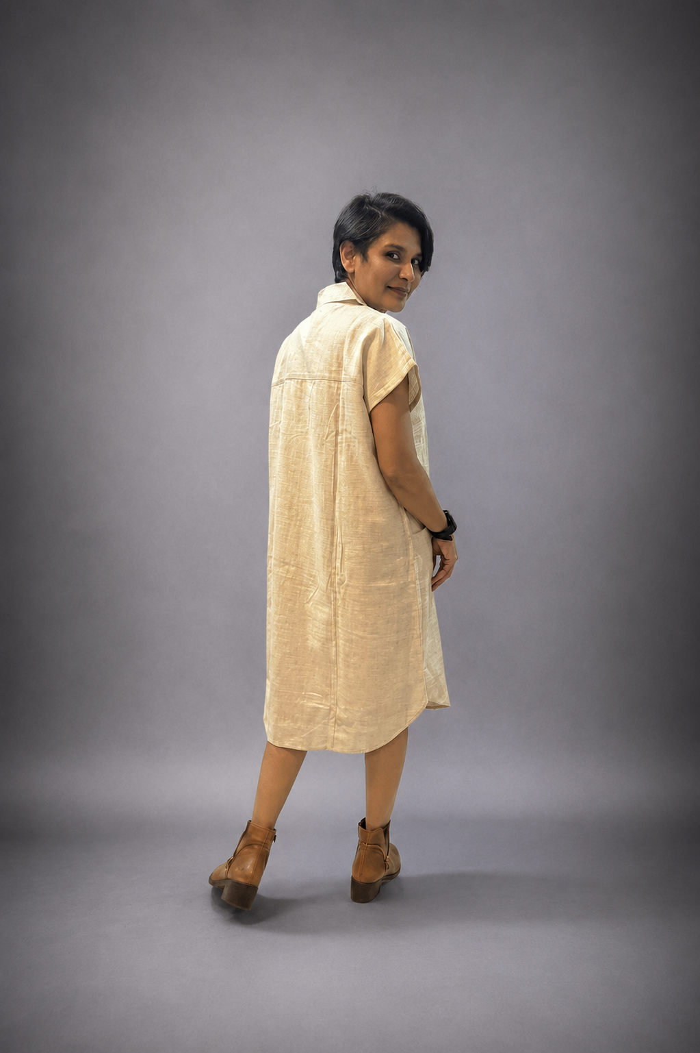 Breeze Pocket Linen Dress