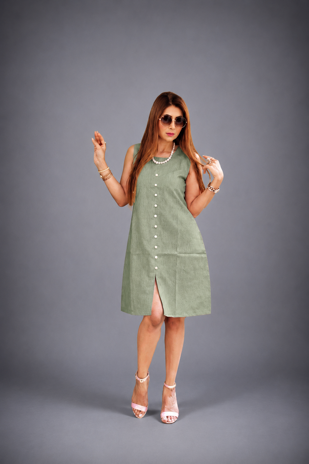 Sahana Sleeveless Tunic Dress