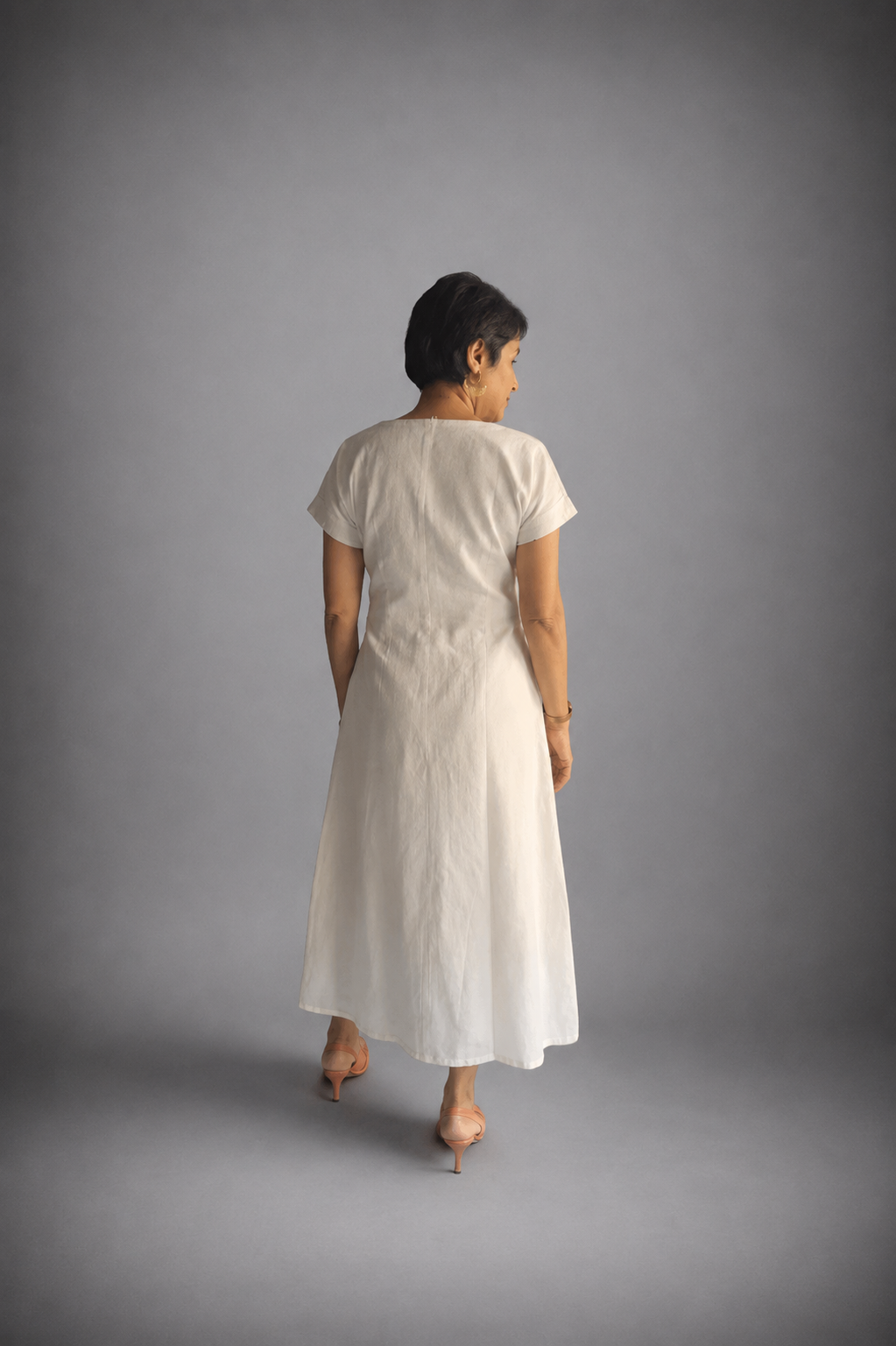 Ivory Breeze Button-Down Set