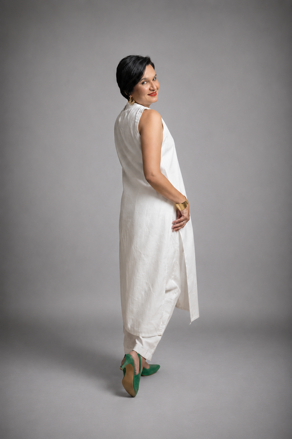Serene Slit Linen Co-ord Set