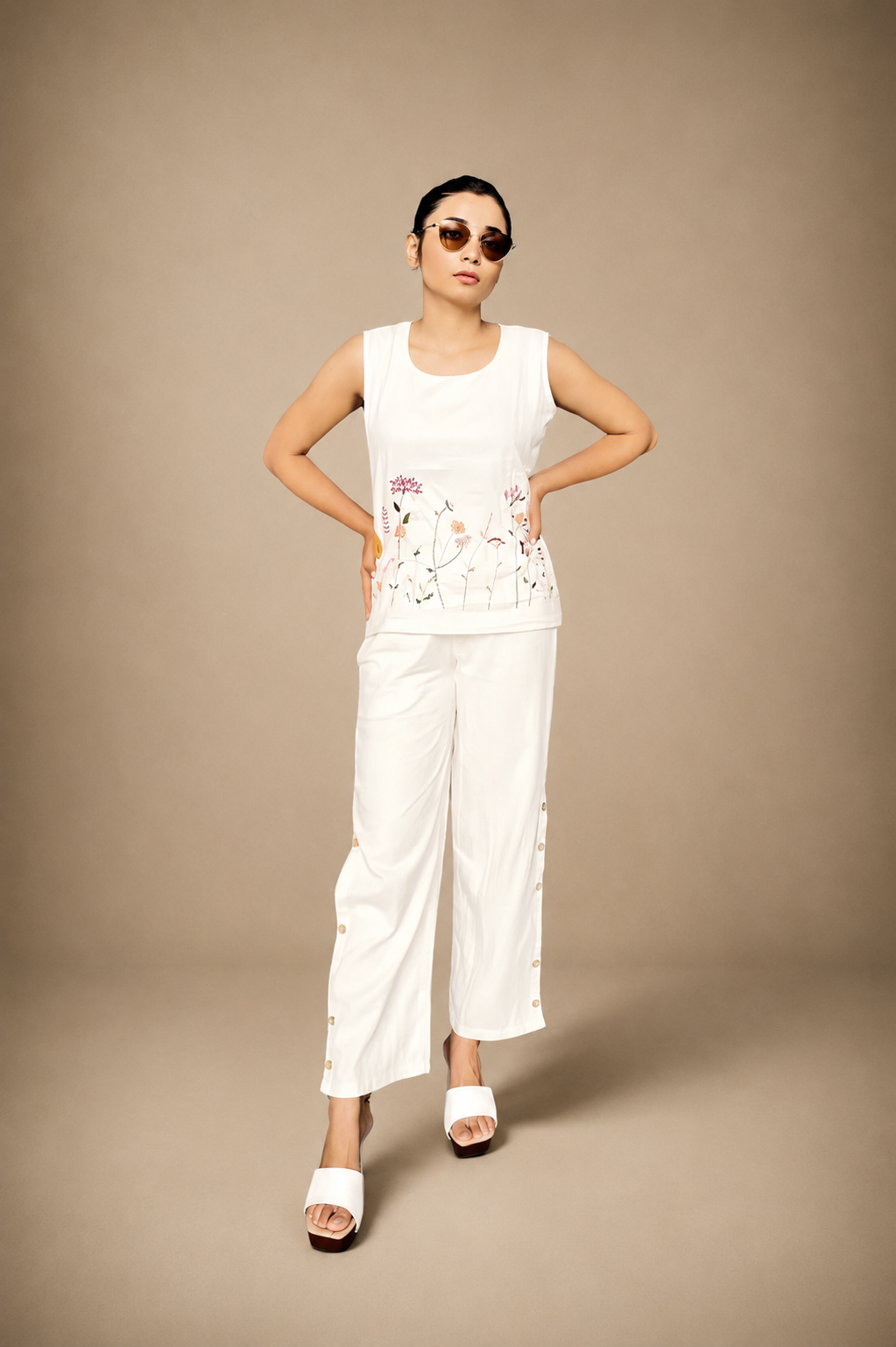 Whisper Meadow – Embroidered Co-ord Set
