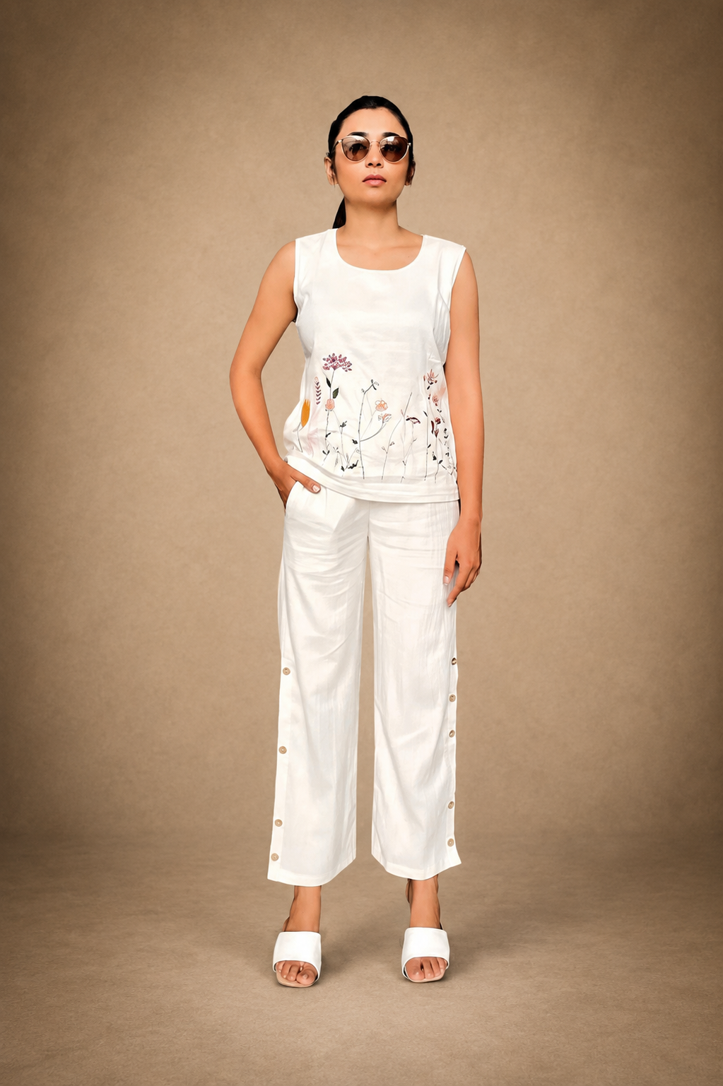 Whisper Meadow – Embroidered Co-ord Set