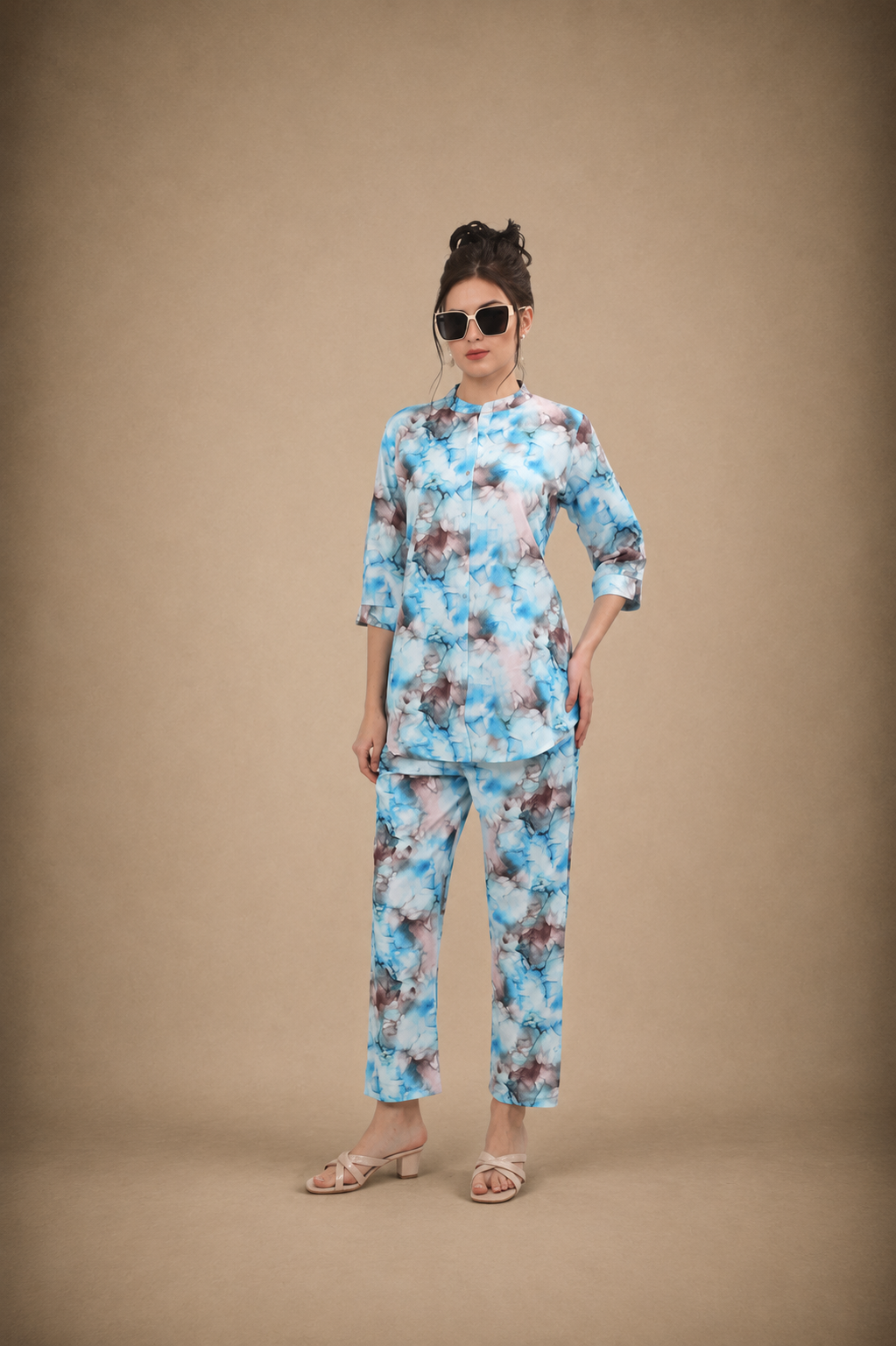 Aqua Drift Co-ord Set