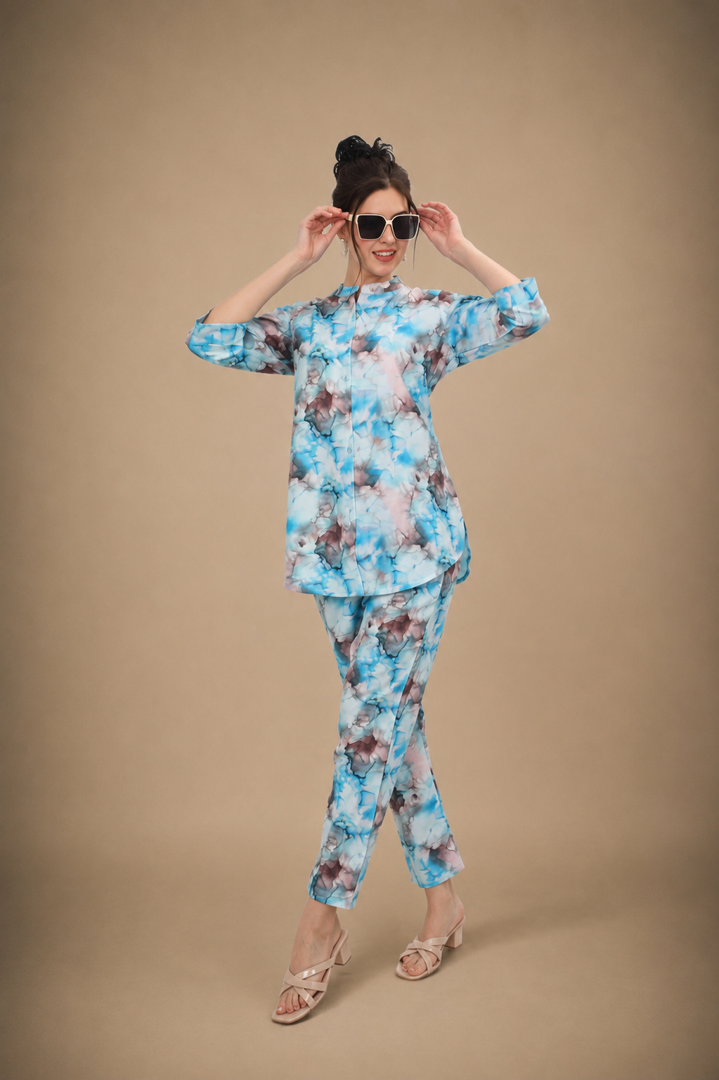 Aqua Drift Co-ord Set