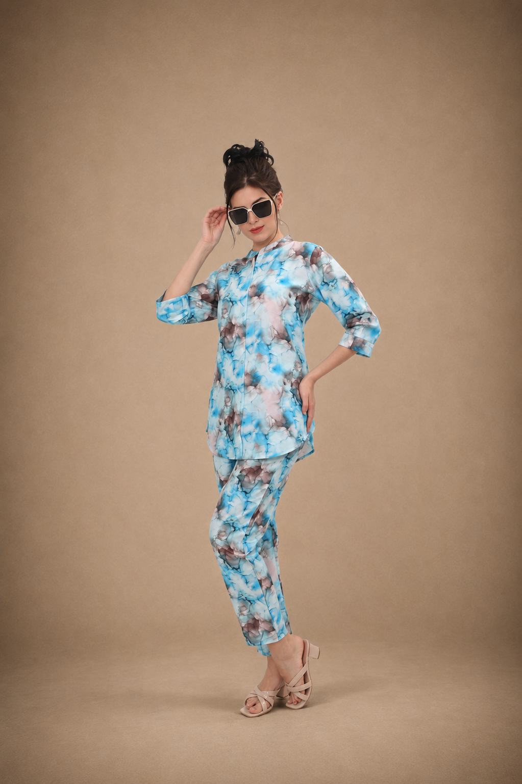 Aqua Drift Co-ord Set