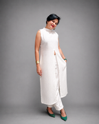 Serene Slit Linen Co-ord Set