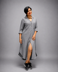 Ease Line Button-Down Dress