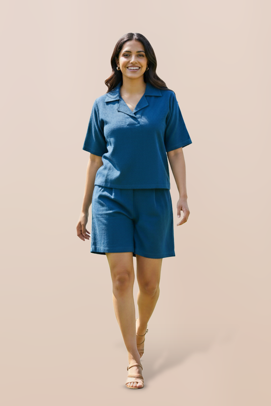 Azure Ease Co-ord Set