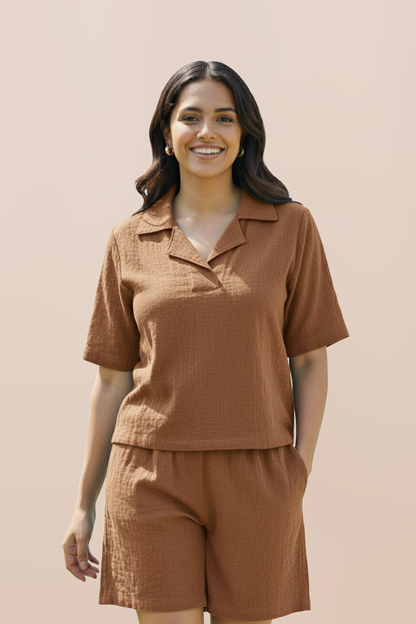 Azure Ease Co-ord Set