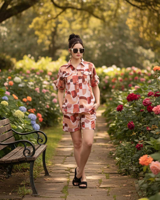 Peach Pop Co-ord Set