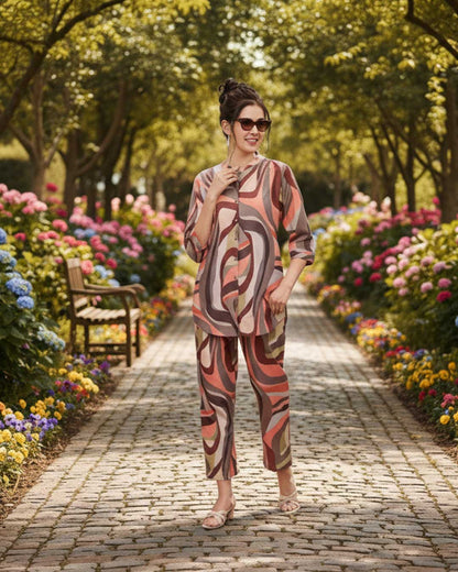 Retro Swirl Co-ord Set