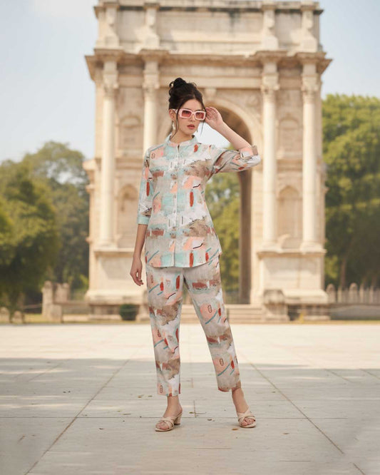 Brushstroke Pastel Co-ord Set