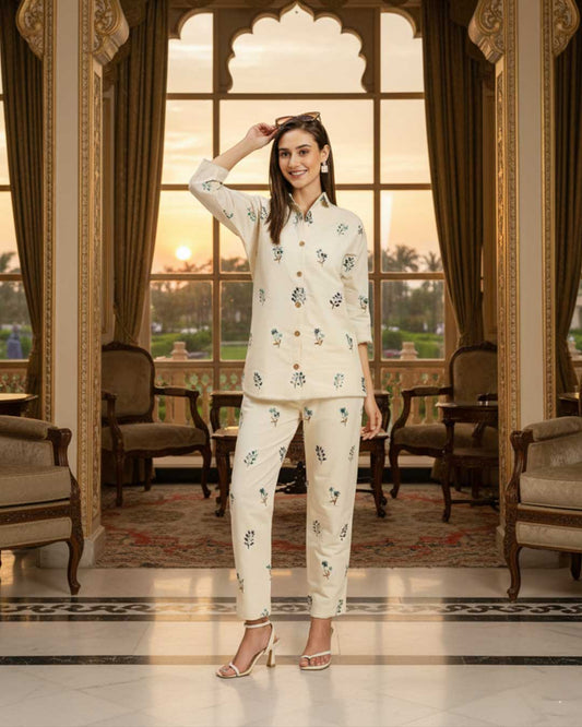 Halo Surface Embroidered Co-ord Set