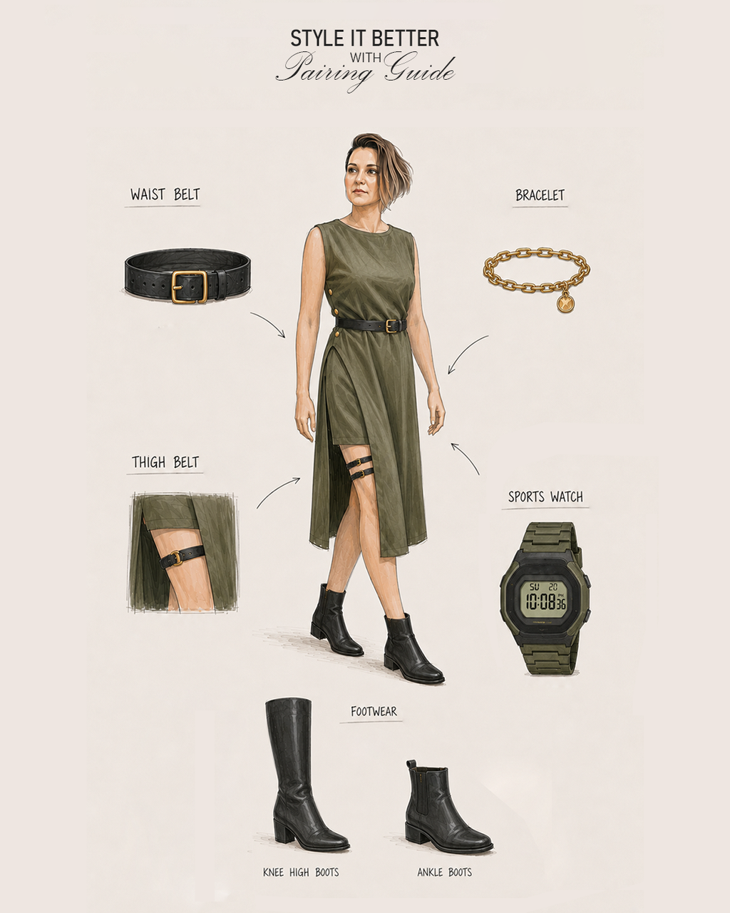 Aura Flow Dress