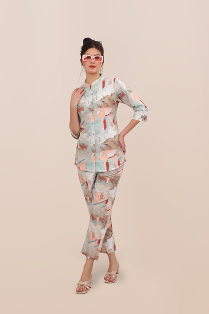 Brushstroke Pastel Co-ord Set
