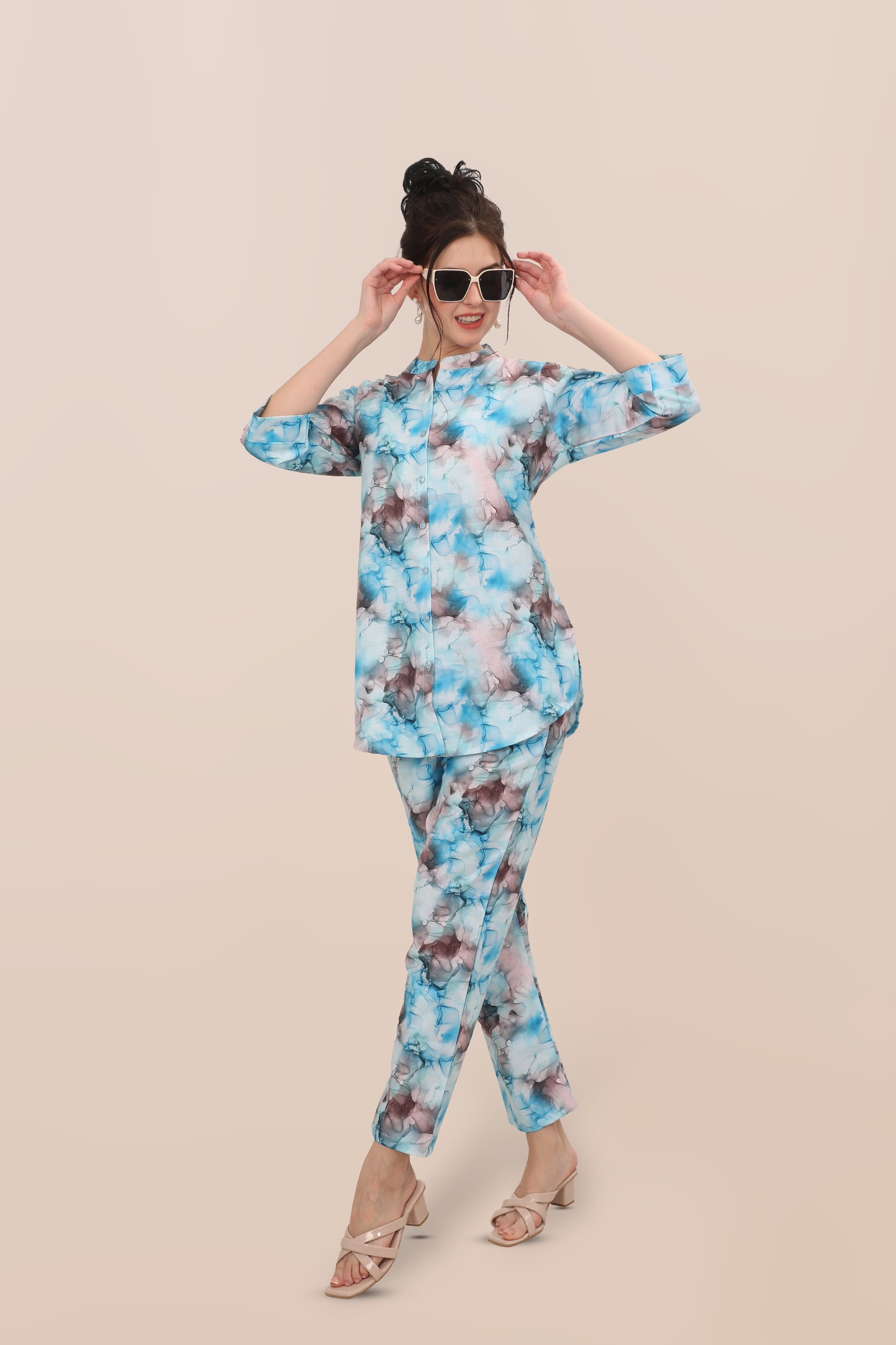 Aqua Drift Co-ord Set