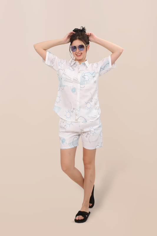 Glossy Scribbles Co-ord Set