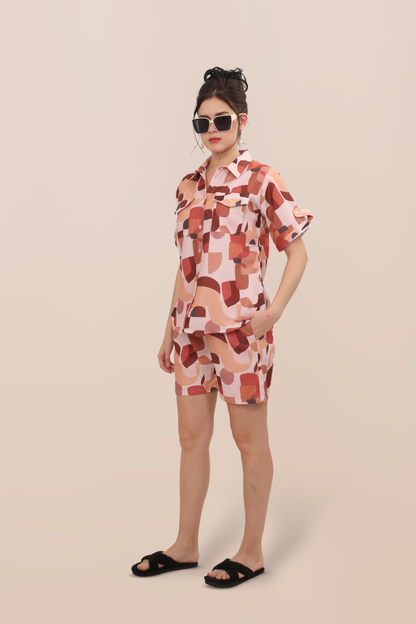Peach Pop Co-ord Set