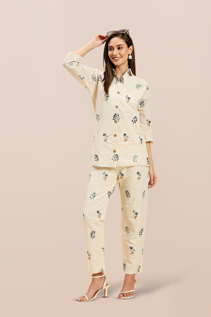 Halo Surface Embroidered Co-ord Set
