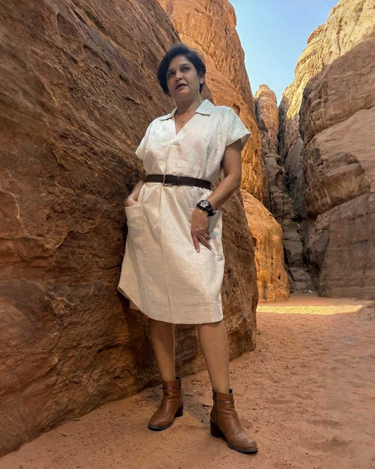 Breeze Pocket Linen Dress